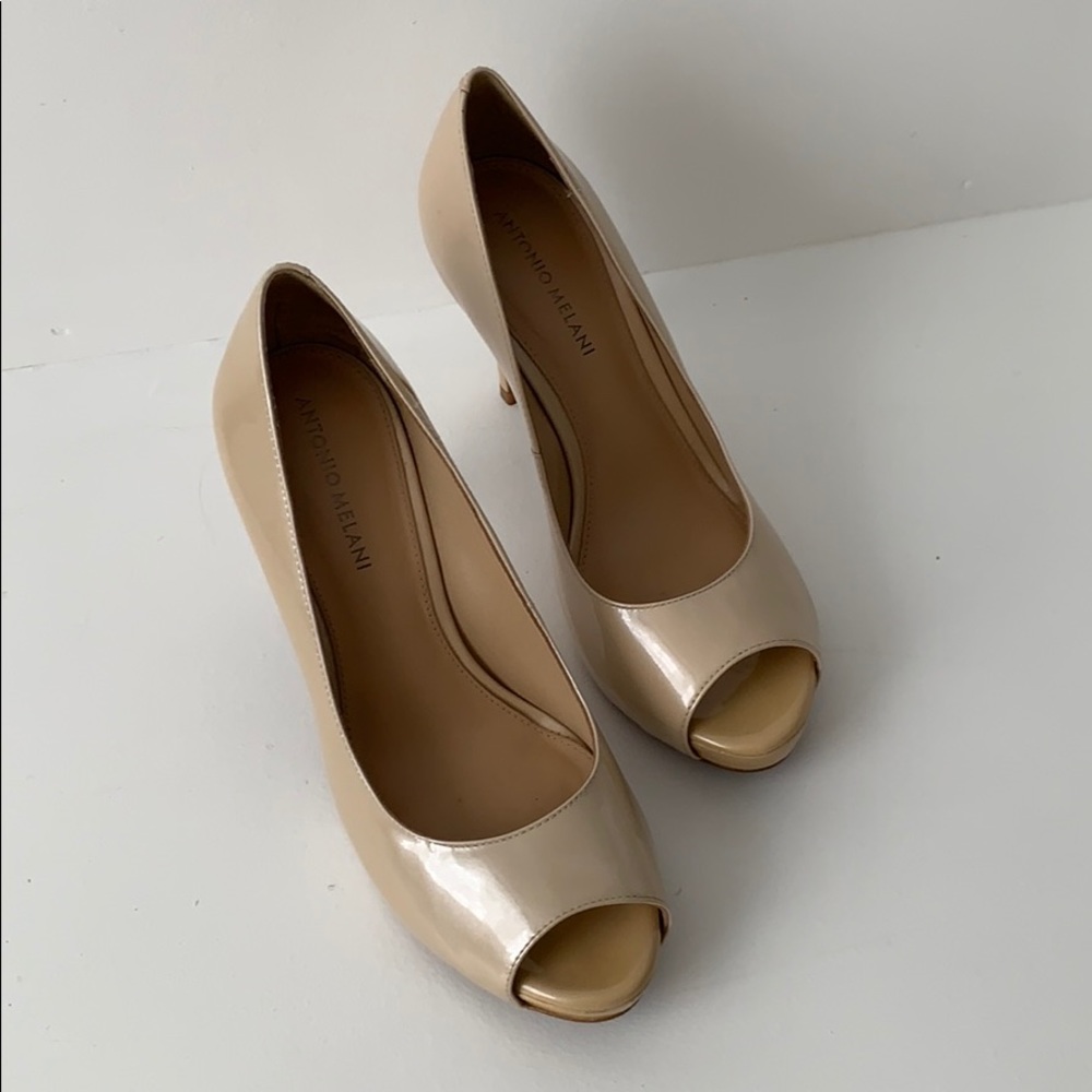 Neutral patten heels